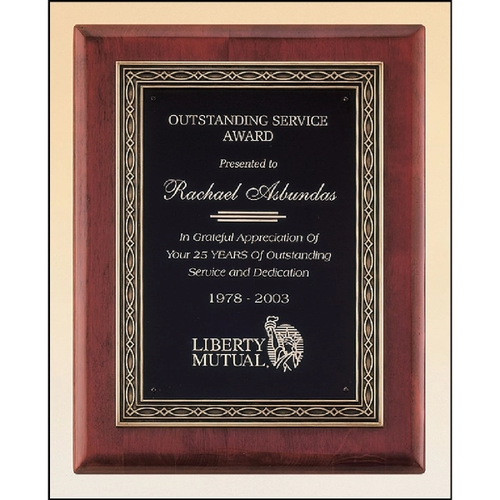 Main photo of Rosewood Piano Finish Plaque 11x14