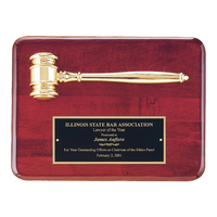 Rosewood Piano Finish Plaque 9x12