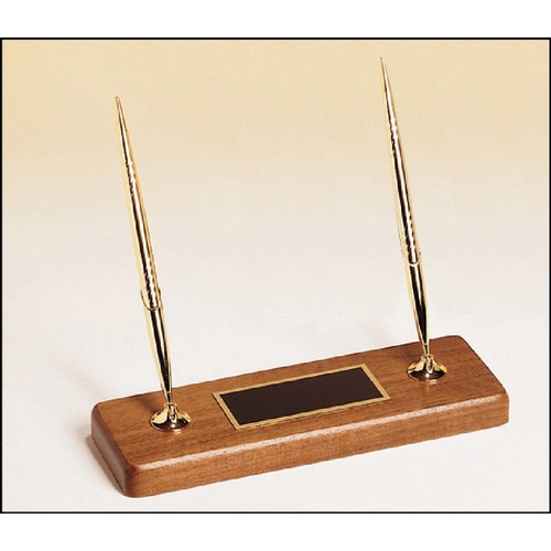 Main photo of Walnut Desk Set With Two Pens