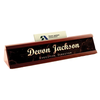 Full Color Mahogany Executive Desk Wedge