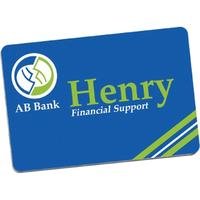 2x3 Inch White Aluminum Name Badge