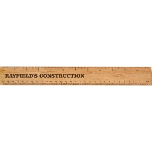 Main photo of 12 Inch Bamboo Ruler