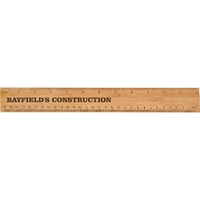 12 Inch Bamboo Ruler