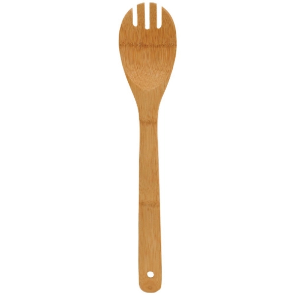 Bamboo Brown color option for 12 Inch Bamboo Salad Spork