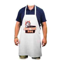 White Full Color Apron