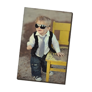 Photo of 2 X 3 White Full Color Square Hardboard Magnet With Adhesive