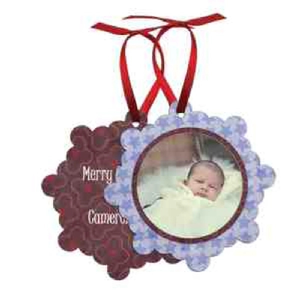 Photo of 3" X 3" Gloss White Aluminum London Ornament
