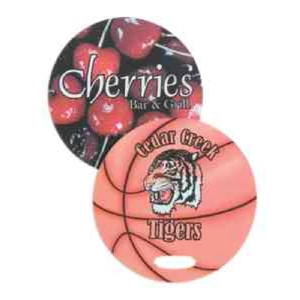 Photo of 4 Inch Full Color Round Sport Bag Tag