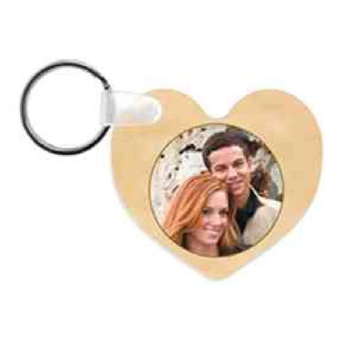 Photo of 2.5 Inch Full Color Heart Key Chain