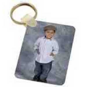 Photo of 1.25 X 3 Inch Full Color Rectangle Key Chain