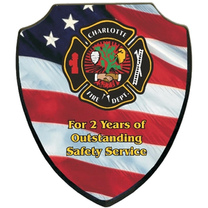 Photo of Full Color 7x9 Shield Plaque