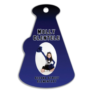 Photo of 4 X 2 3/4 Full Color 2 Sided Megaphone Luggage Tag