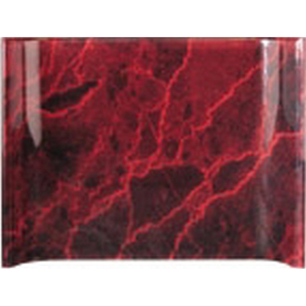 Red Marble color option for Marbleized Acrylic Crescent Awards