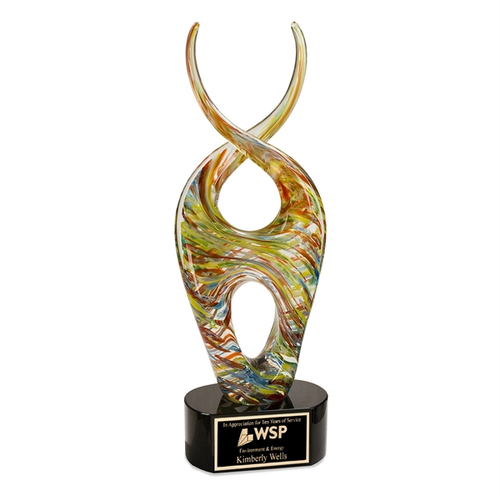 Photo of 14" Color Twist Art Glass