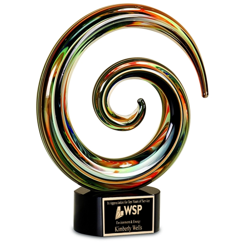 Photo of 91/4" Swirl Art Glass