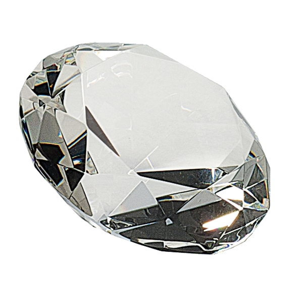 Clear color option for 2 1/2" Clear Crystal Diamond (4" Diameter)