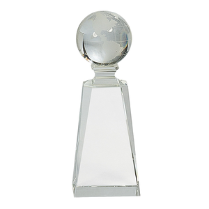 Photo of 7 3/4" Crystal Globe On Clear Tower