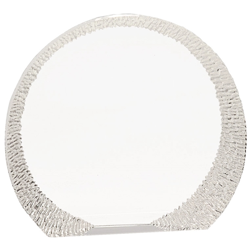 Main photo of 6 1/4" Round Crystal With Decorative Edge