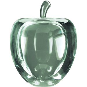 Photo of 3 3/4" Crystal Apple With Flat Face