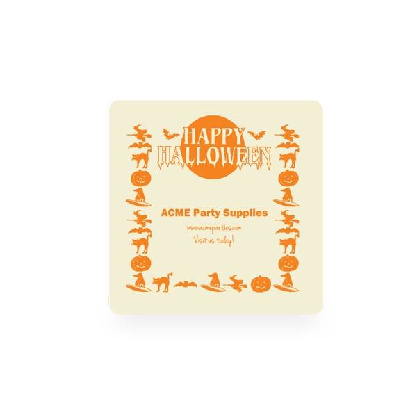 Cream (7500U) color option for Happy Halloween Stock Jar Opener