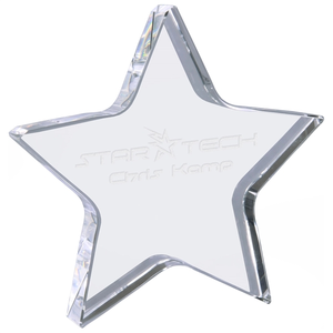 Photo of 5" X 5" Crystal Star