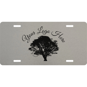 Photo of Brushed Aluminum License Plate