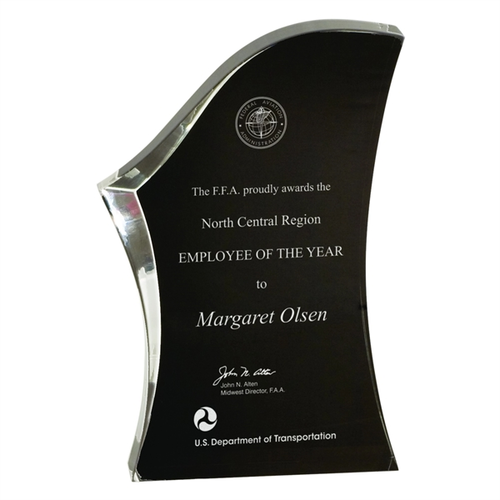 Main photo of 8" Black/Blue Luminary Surge Acrylic