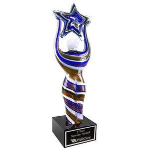 Photo of Figure With Star Premier Art Glass