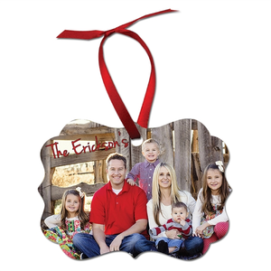 Photo of 3.95" X 2.76" Semi Gloss White Aluminum Benelux Ornament