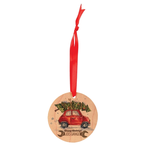 Photo of 2.75" Diameter Matte Maple Sublimatable Ornament