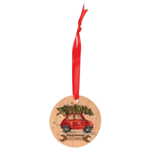 Main photo of 2.75" Diameter Matte Maple Sublimatable Ornament