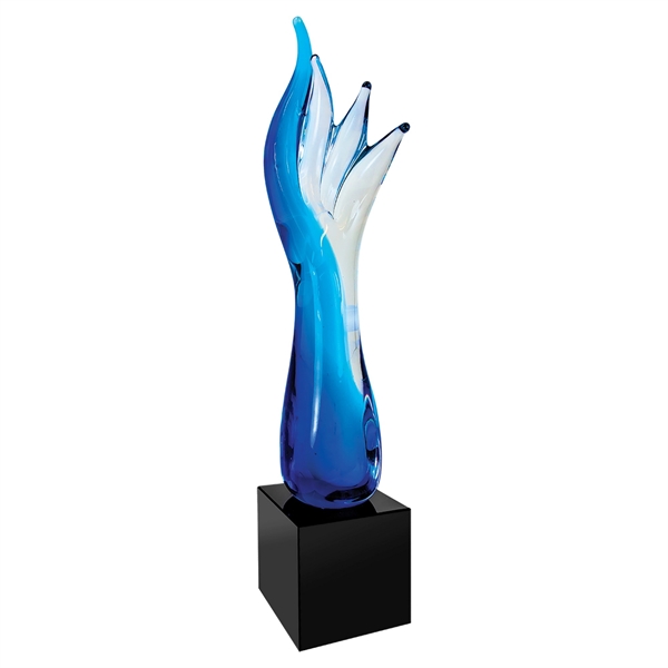 Blue color option for 17" Blue Aspire Art Glass