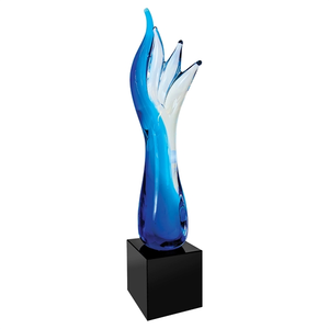 Photo of 17" Blue Aspire Art Glass