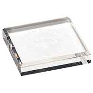Photo of 3 3/4" X 3 3/4" Clear Acrylic Paperweight