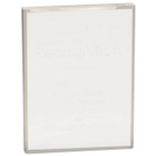 Main photo of 6" X 8" Clear Rectangle Acrylic Award