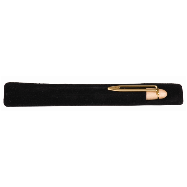 Black color option for 6 1/4" X 1 1/8" Black Velvet Pen Sleeve