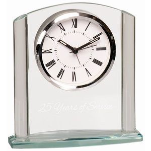 Photo of 6 1/4" Arch Glass Clock