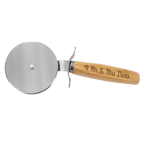 Main photo of 9 1/4" Bamboo Pizza Cutter