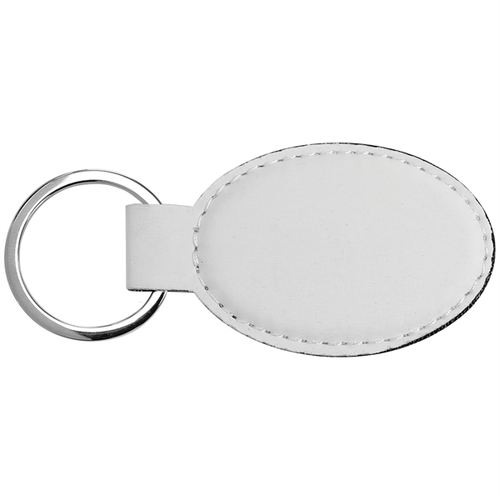 Main photo of 3" X 1 3/4" Subli Tru Oval Keychain
