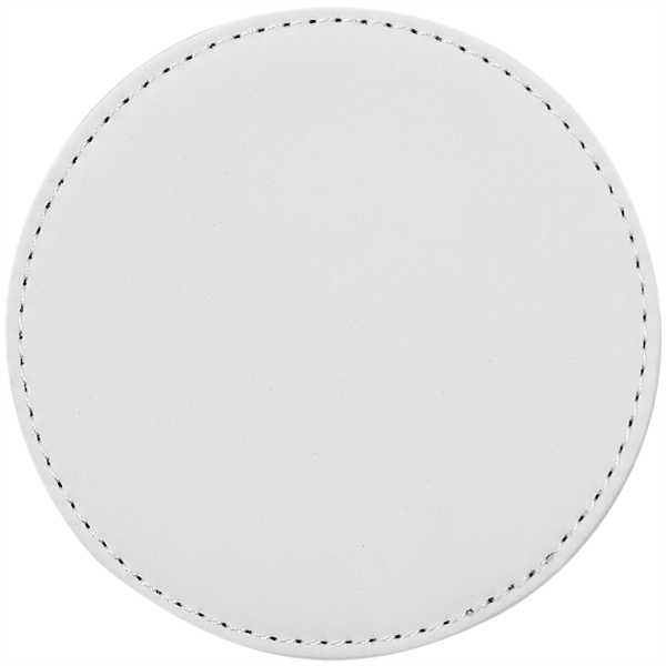 White color option for 4" Round Subli Tru Coaster