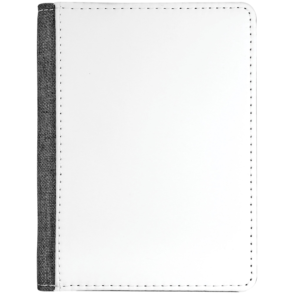 White color option for 4 1/4" X 5 1/2" Subli Tru Passport Holder