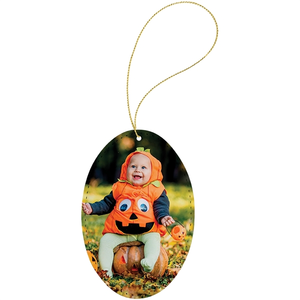 Photo of Subli Tru Oval Ornament With Gold String