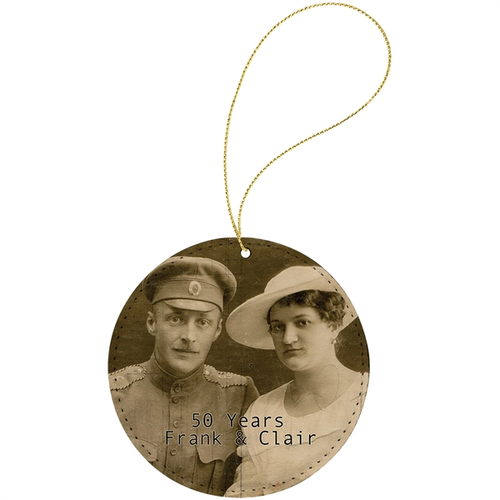 Main photo of Subli Tru Round Ornament With Gold String