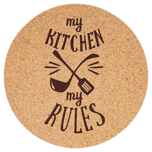 Main photo of 7 1/2" Round Cork Trivet