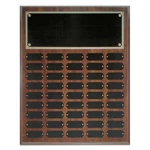 Photo of 16" X 20" Cherry Completed Perpetual Plaque With 45 Plates