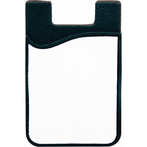 Black/White color option for 2 In 1 Cell Phone Wallet W/ Removable Cleaning Insert