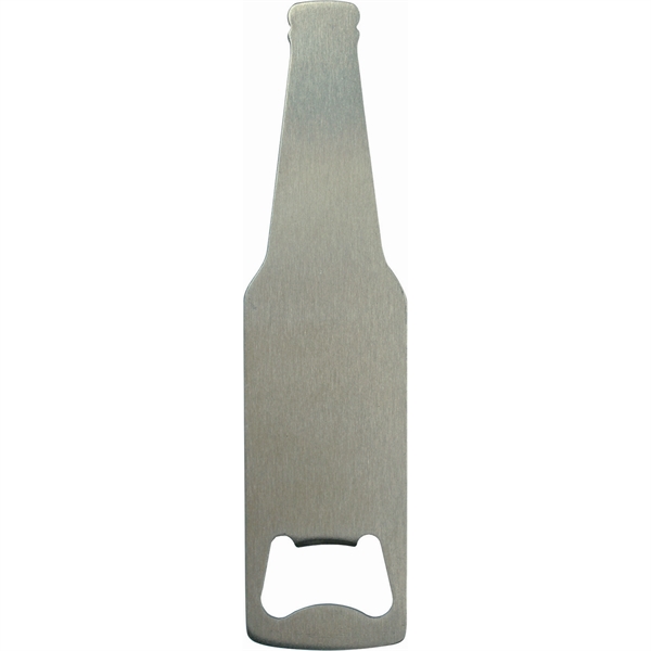 Silver color option for 1 7/16" X 5 3/4" Stainless Steel Bottle Shaped Bottle Opener