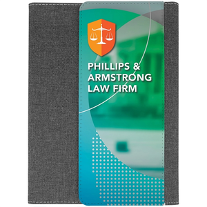 Photo of Subli Tru Portfolio Fold Over Flap Front Cover W/ Note Pad