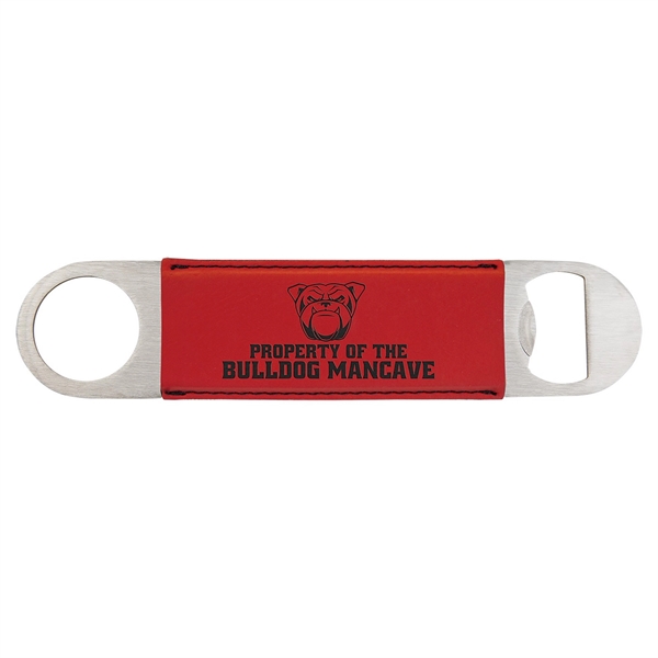 Red color option for 1 1/2" X 7" Red Laser Engraved Bottle Opener