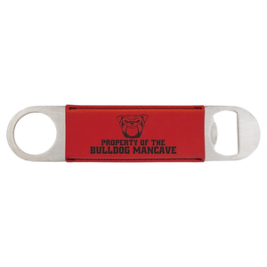 Photo of 1 1/2" X 7" Red Laser Engraved Bottle Opener